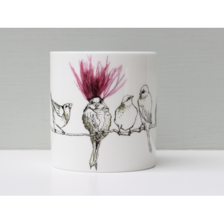 Porcelain cup Midlife crisis