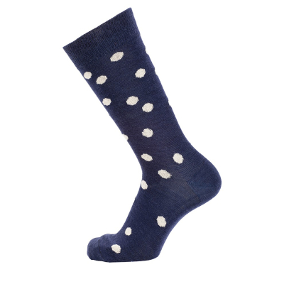 Merino wool socks Dots marine