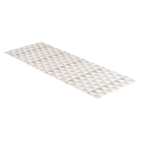 Plastový koberec Tribus grey pink 70x120