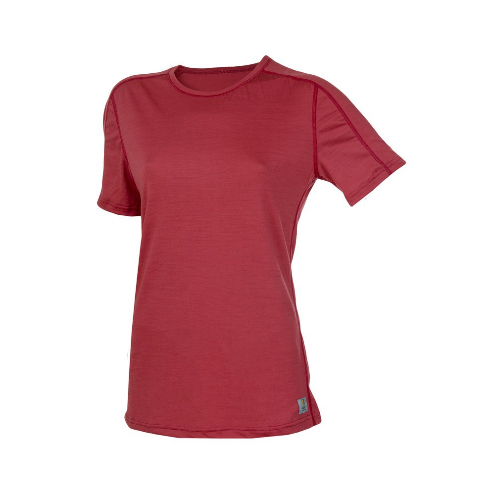 Janus LW merino T-shirt W SS rosa