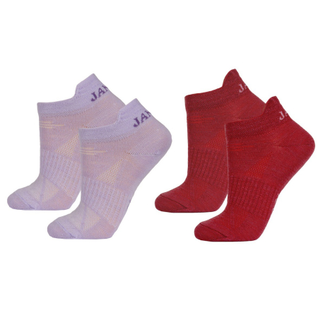 Janus dětské merino ponožky LW Pink Red 2-pack