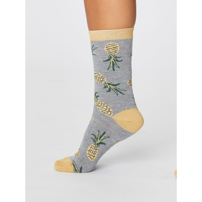 Bambusové ponožky Pineapple grey one