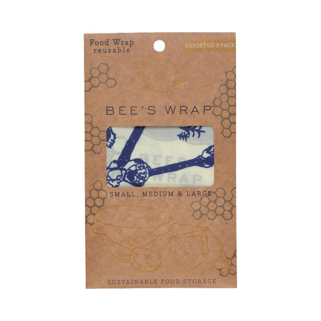 Potravinovy ubrousek Bee's Wrap Assorted Bees & Bears 3-pack