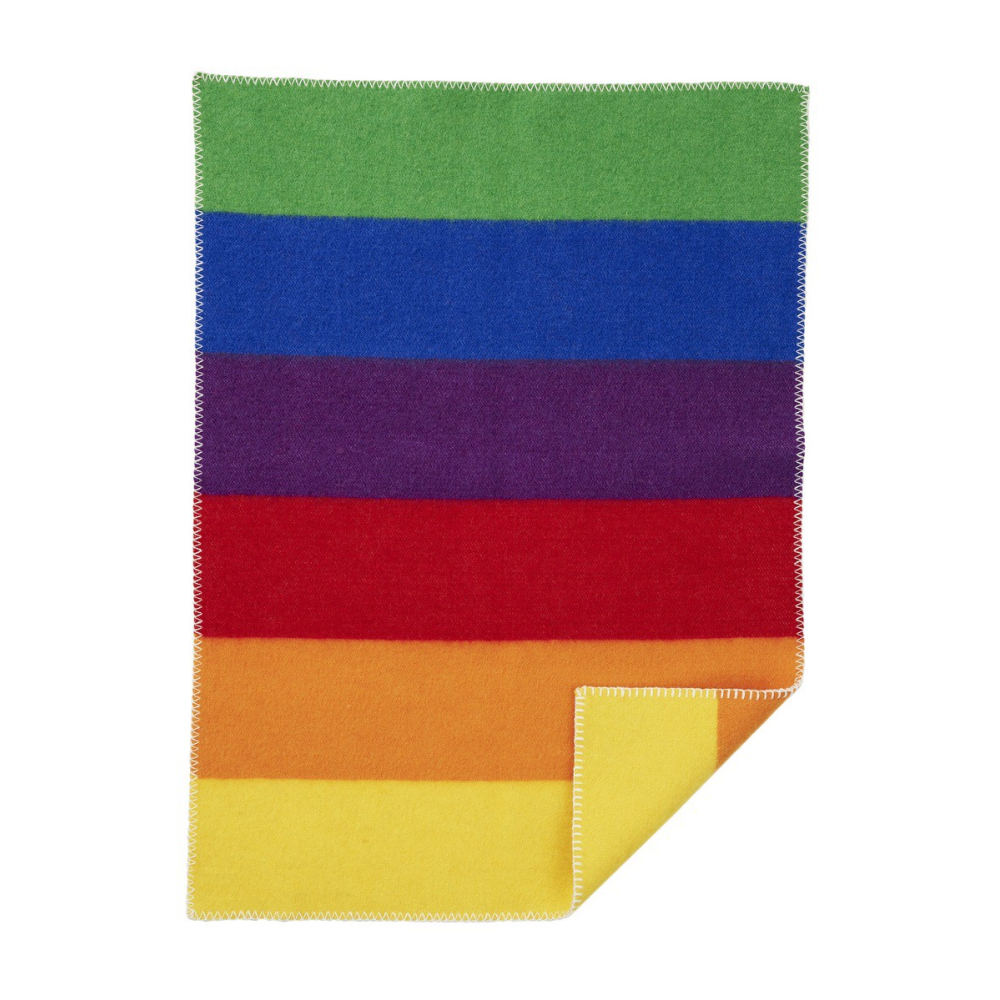 Vlněná dětská deka Rainbow