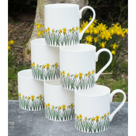 Porcelánové hrnky Daffodils 250ml