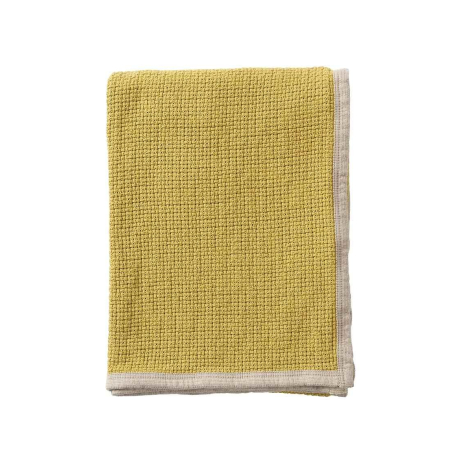 Bavlněná deka Decor mustard 125x170