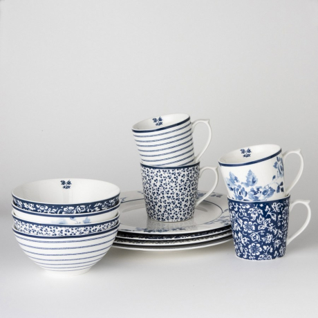 178245 Laura Ashley Blueprint Collectables Mini Mug Floris 240ml 