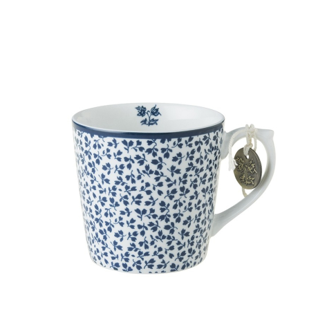 Porcelain mug Floris blue blue 240ml
