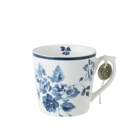 Porcelain mug China Rose blue 240ml