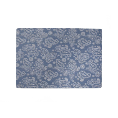Table mat Paisley blue 43x30