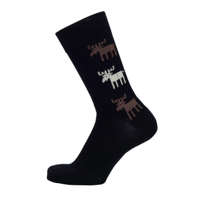 Merino ponožky Moose black