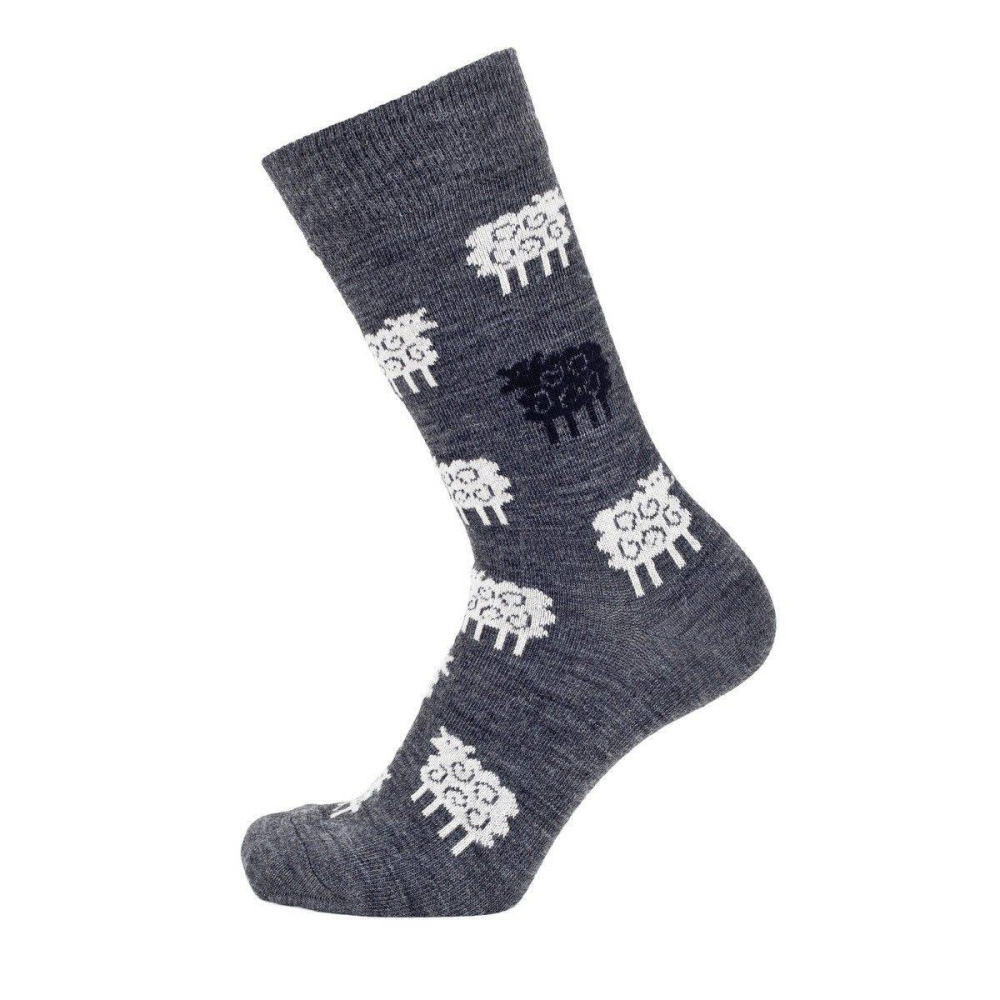 Merino ponožky Sheep antracite