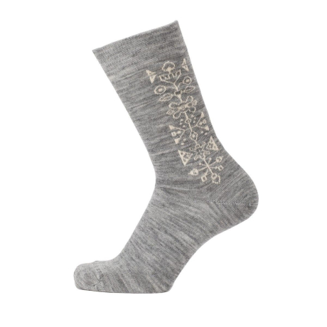Merino ponožky Tradition light grey