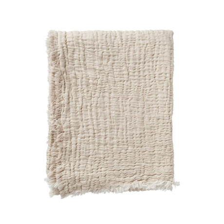 Bavlněná deka DUO beige 130x170