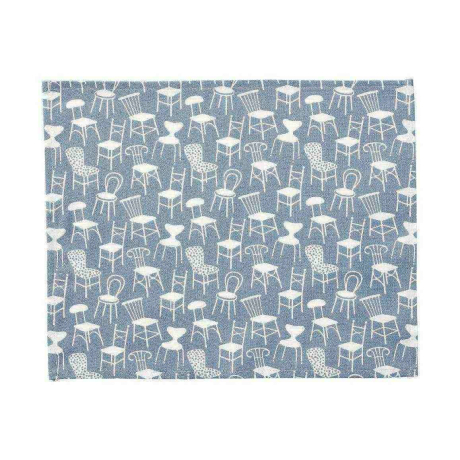 Prostírání Chairs blue 2-set 45x35