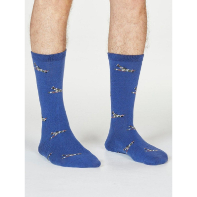 Organic cotton socks Spitfire blue 40-46