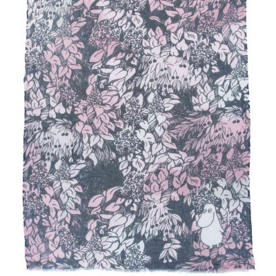 Lněný šátek Finn Family rosa 70x200