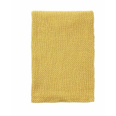 Cotton blanket Basket yellow 130x180