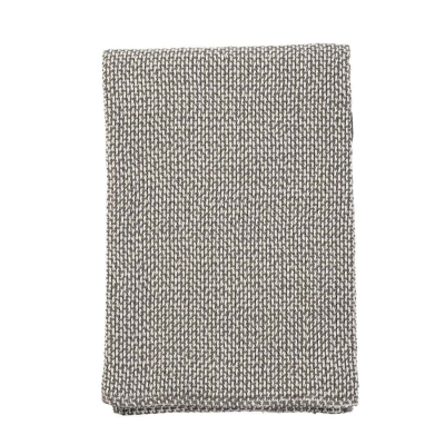 Cotton blanket Basket grey 130x180