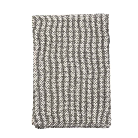 Bavlněná deka Basket grey 130x180