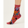 Bavlněné ponožky Abstract pink 37-40