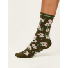 Bavlněné ponožky Summer Poppies green 37-40