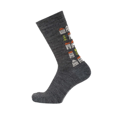 Merino socks House antracite