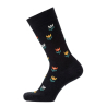 Merino socks Tulip black