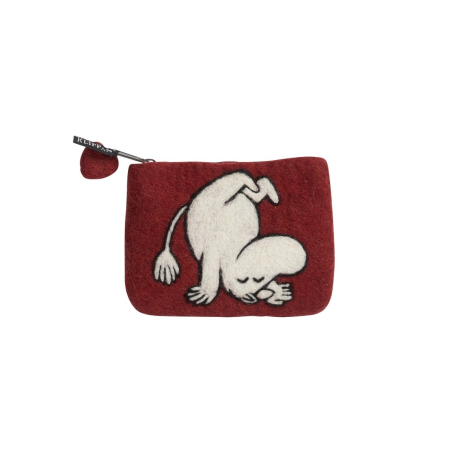 Peněženka Moomin up down deep red 14x10