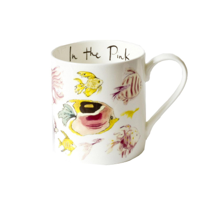 Porcelain mug In the Pink Fish 350ml