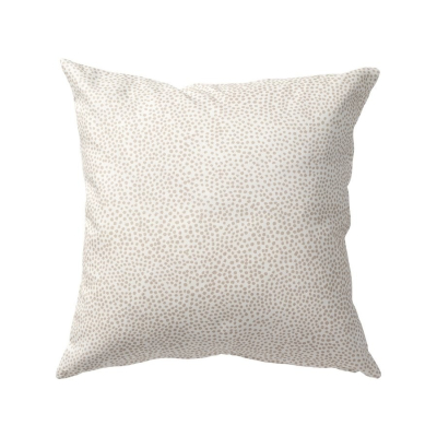 Cushion cover Dots beige 45x45