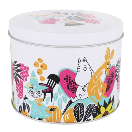 Kulatá plechová dóza Moomin Papaya 1,5L